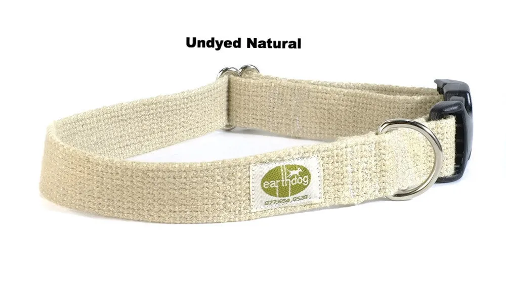 100% Hemp Solid Adjustable Collars - 6 Colors