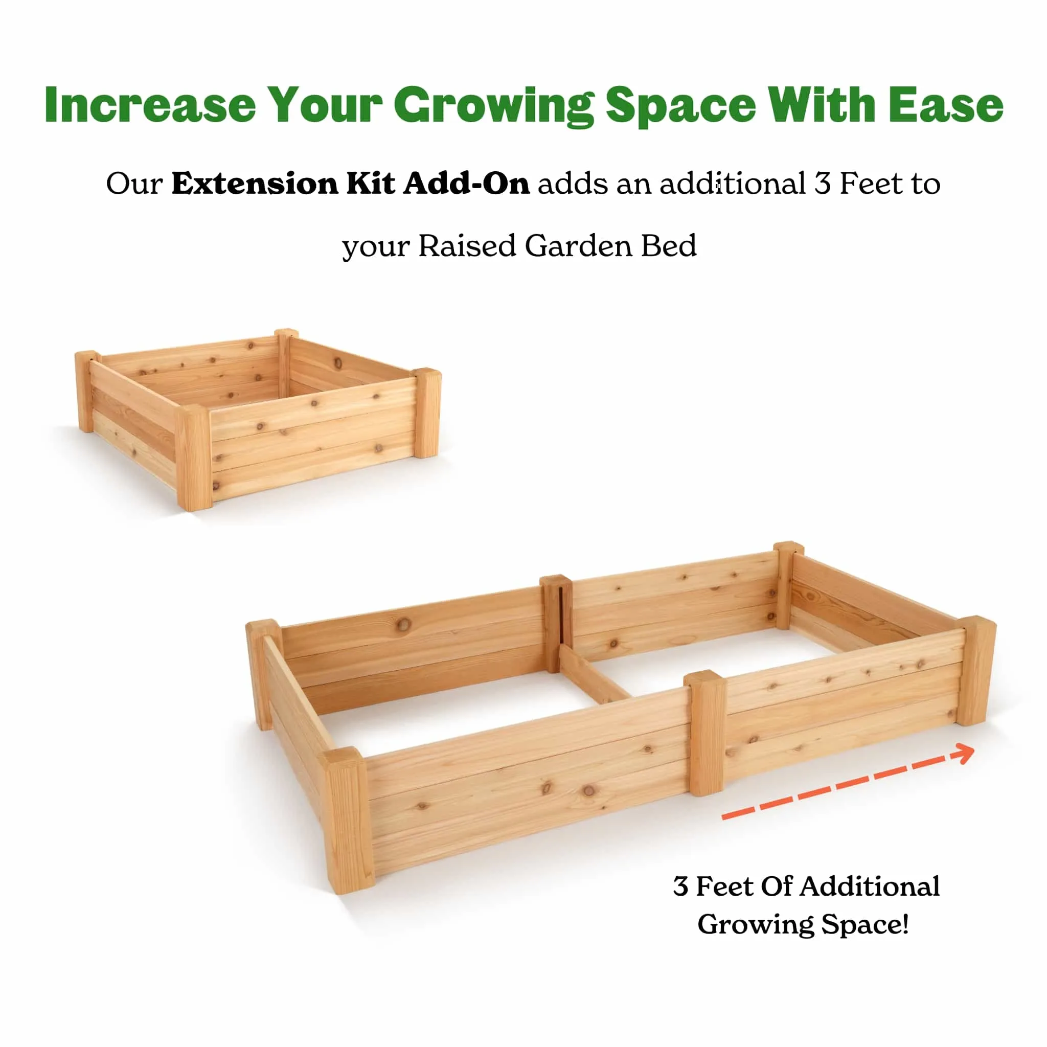 3-Minute Raised Bed and Extension Kit