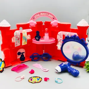 39Pcs Castle Beauty Shop Pretend Play House Set