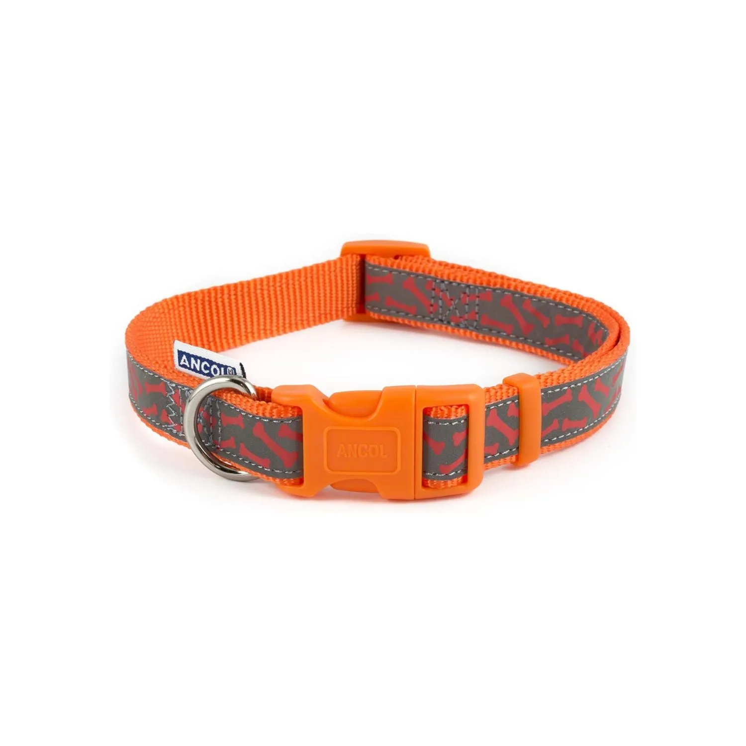 Ancol 30-50cm Orange Bone Collar