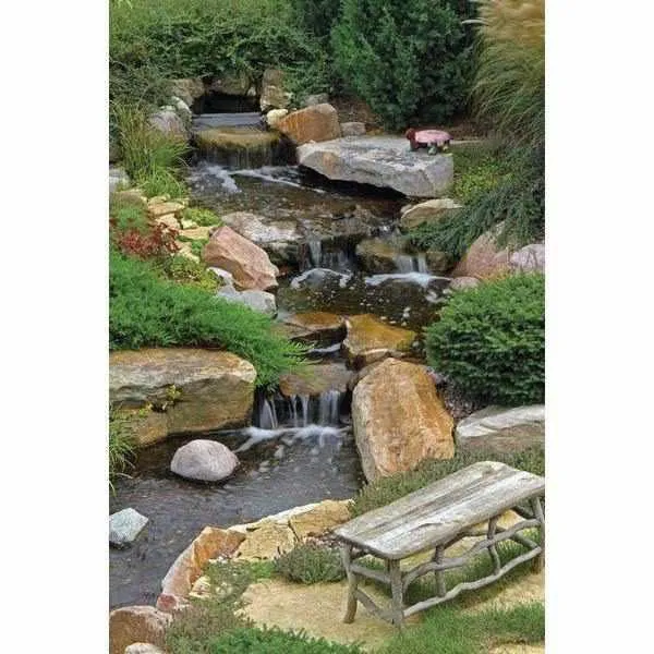 Aquascape Large Pondless Waterfall Kit with 26' Stream with 5PL - 5000 Pump