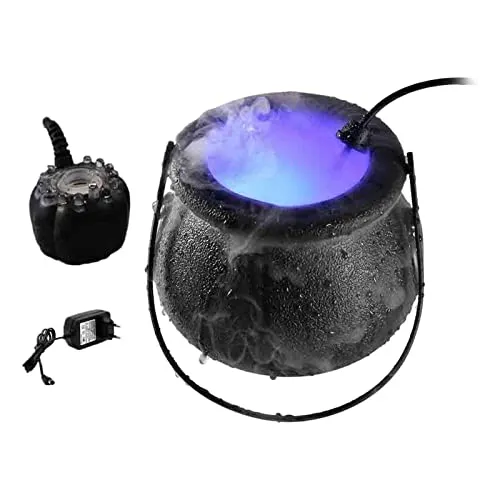 ATORSE® Water Fountain Fog Mister 12 Led Lights Birdbath Sink Mist Maker Fogger