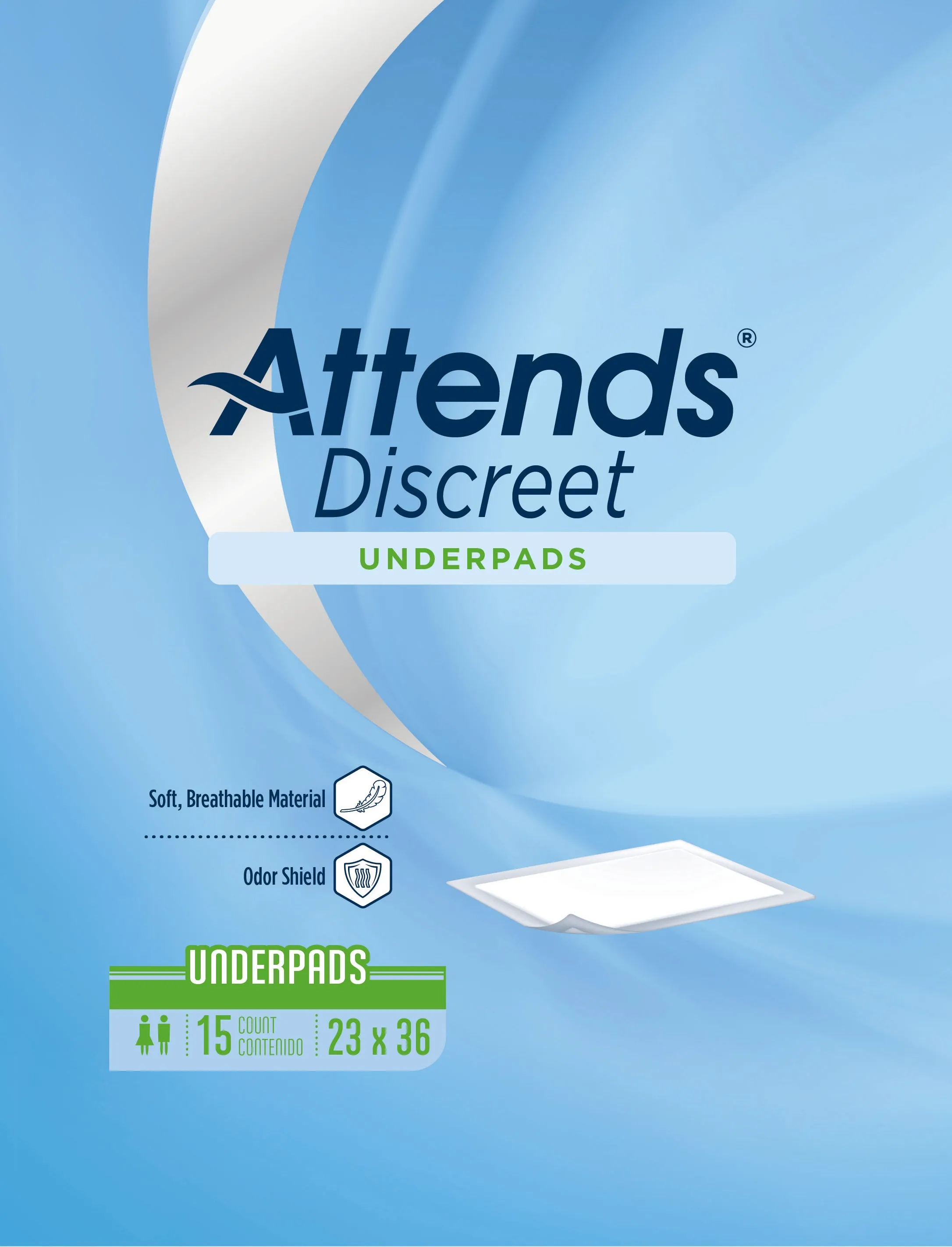 Attends Discreet Underpads