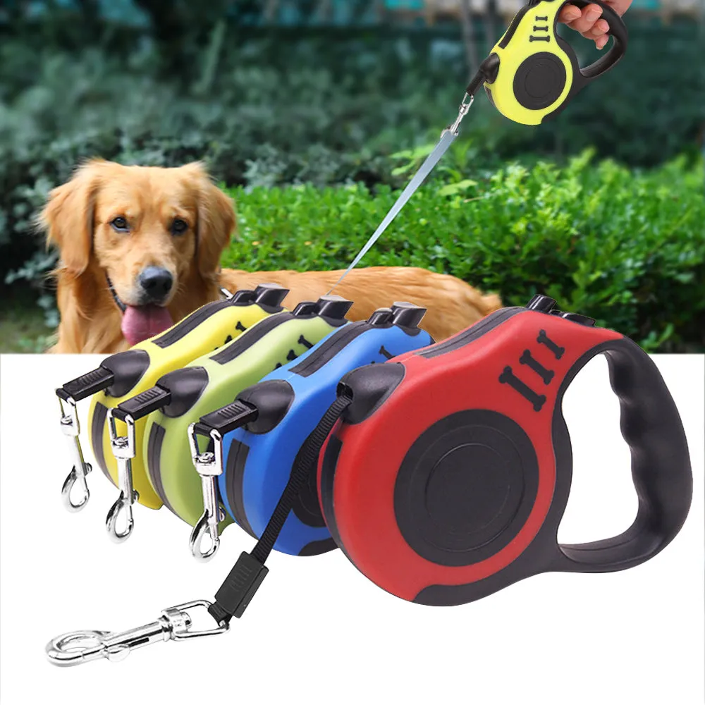 Automatic Retractable Nylon Dog Leash