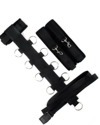 BASIXXX Nylon Neck to Wrist Restraint Black