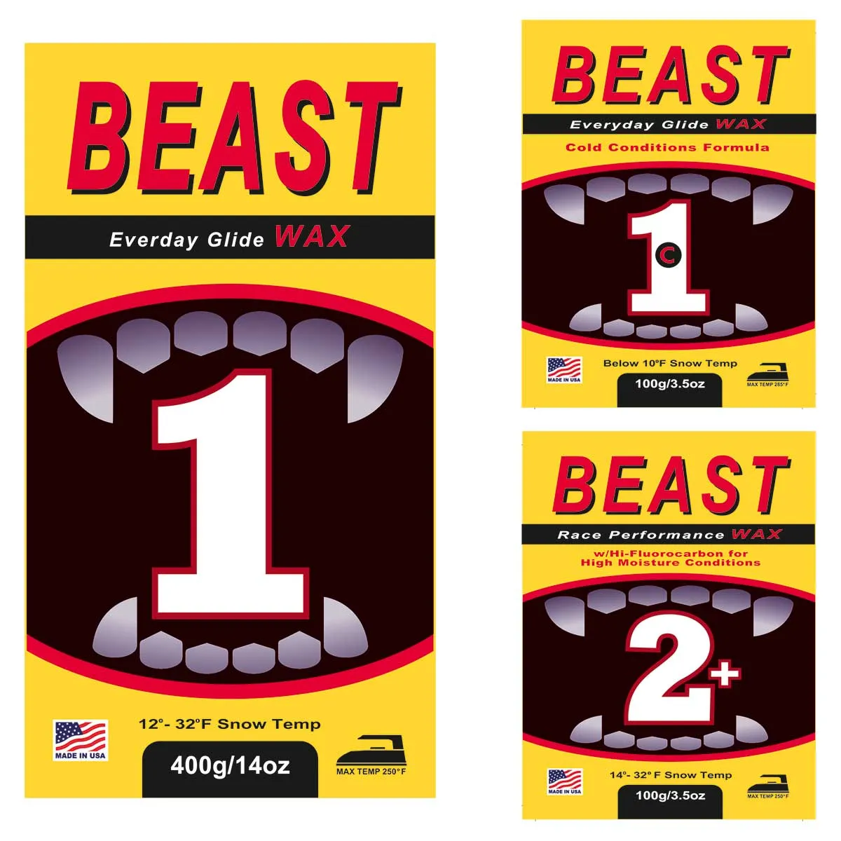 BEAST Essential Race Wax Package