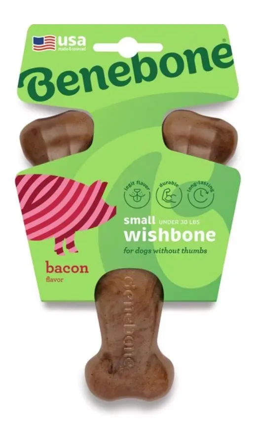 Benebone Wishbone Chew Bacon Flavor