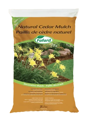 Cedar Mulch Natural 2 CU FT