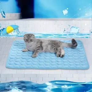 Clearance Pet Ice Mats Summer Cat Dog Sofa Nest Bed Cooling Sleeping Pad for Small Dogs Pets Durable Sofa Cooling Pad Blanket_Co