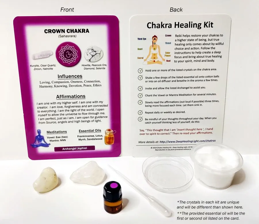 Crown Chakra Healing Kit