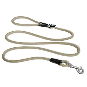 Curli Stretch Comfort Leash Tan