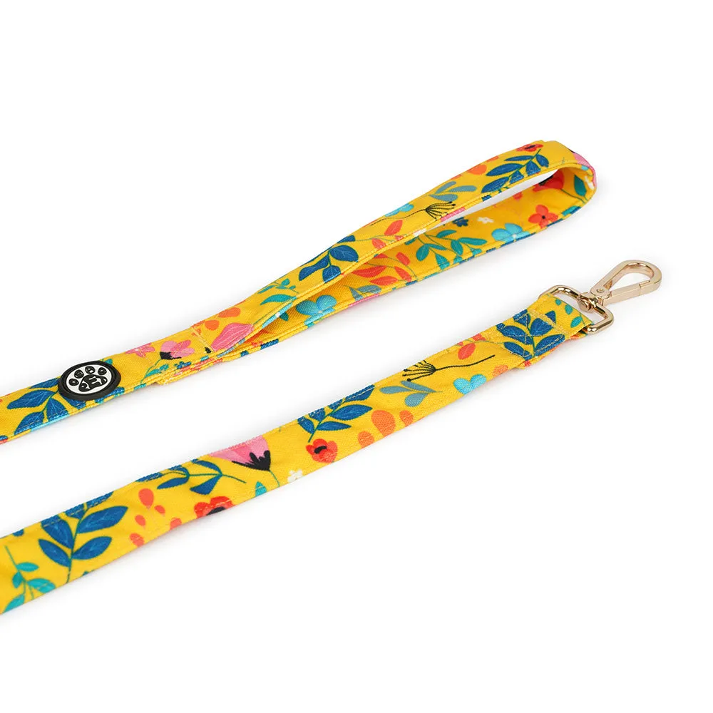 Dear Pet Blooming Yellow Dog Leash