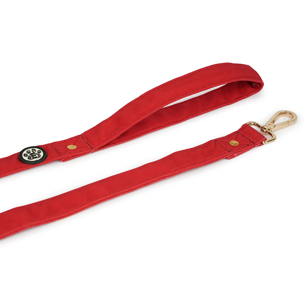 Dear Pet Classic Maroon Dog Leash