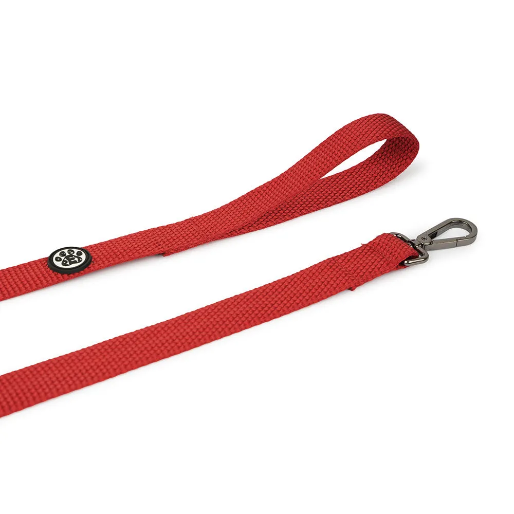 Dear Pet Nylon Dog Leash in Red