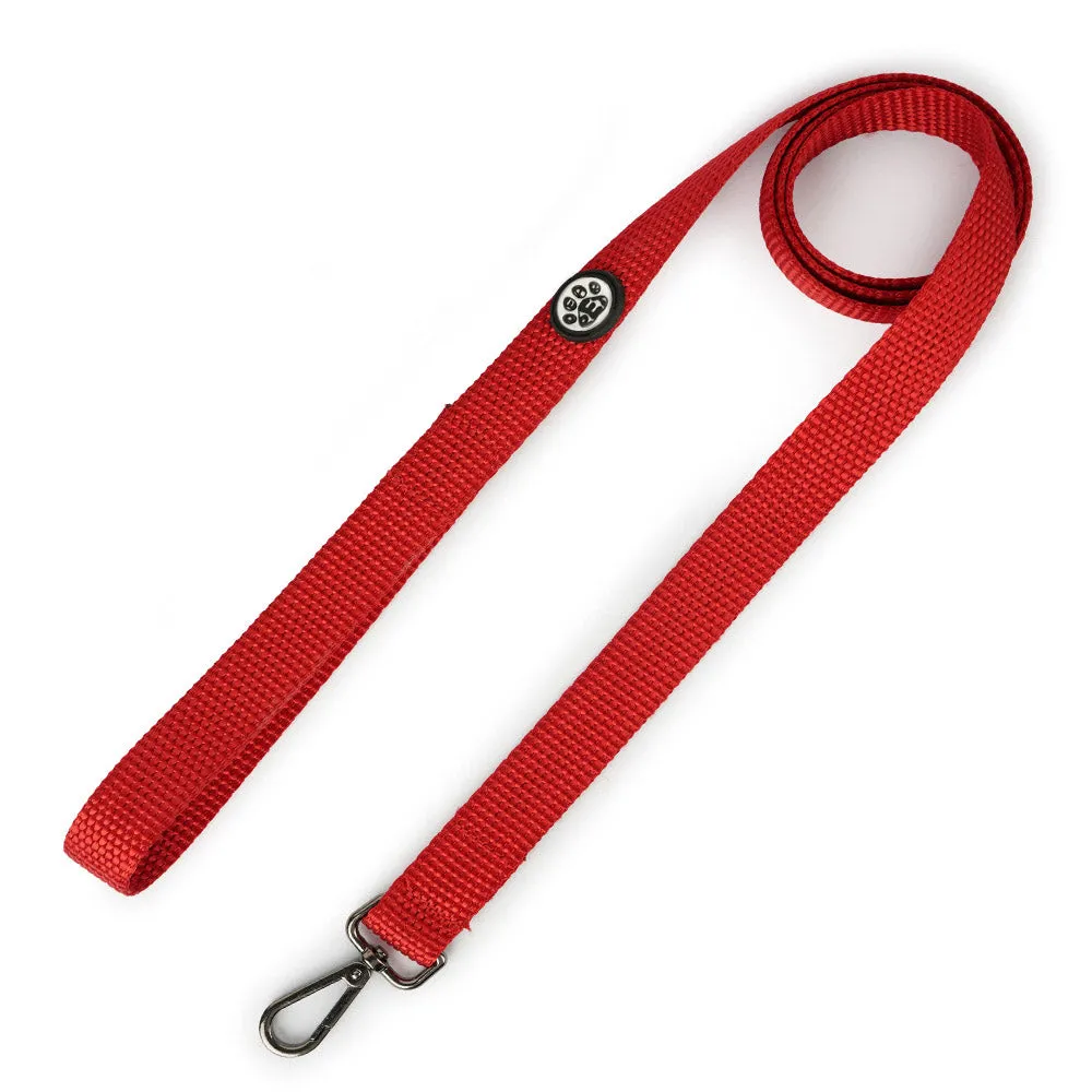 Dear Pet Nylon Dog Leash in Red