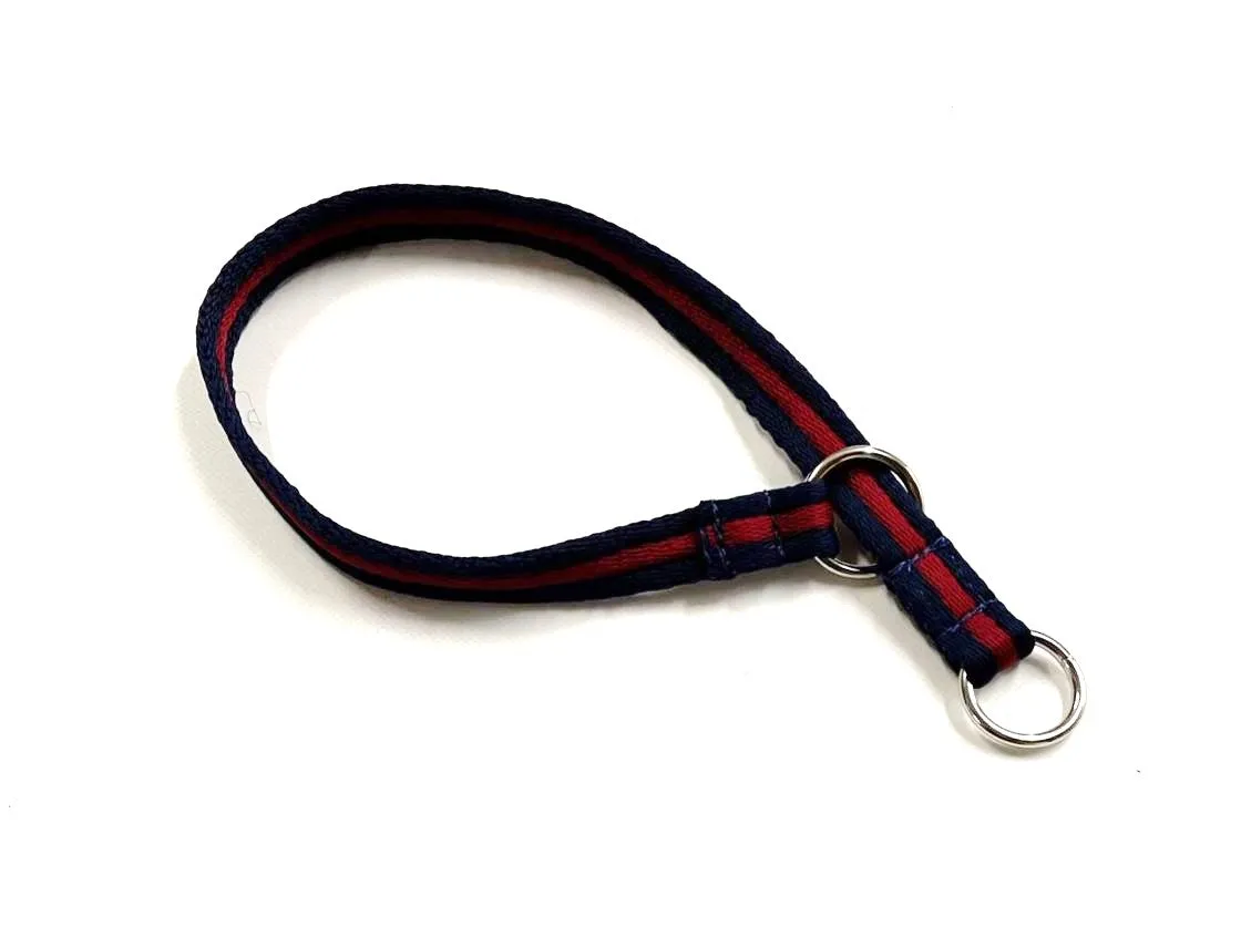 Dog Slip Collar 18" Neck Size 20mm 25mm Soft Air Webbing Various Colours