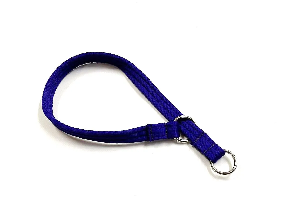 Dog Slip Collar 18" Neck Size 20mm 25mm Soft Air Webbing Various Colours