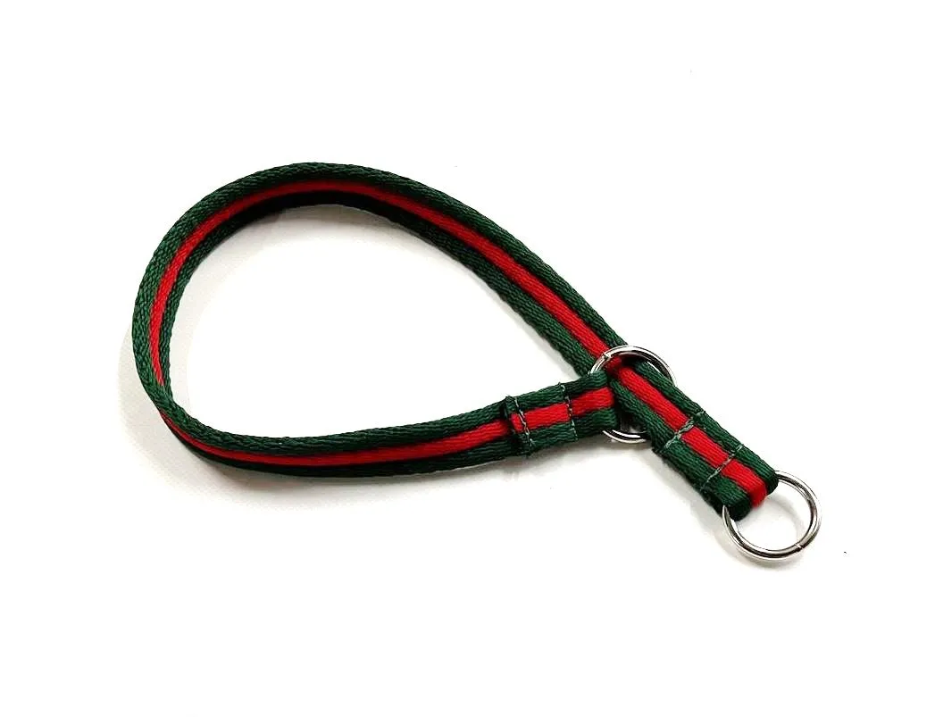 Dog Slip Collar 18" Neck Size 20mm 25mm Soft Air Webbing Various Colours