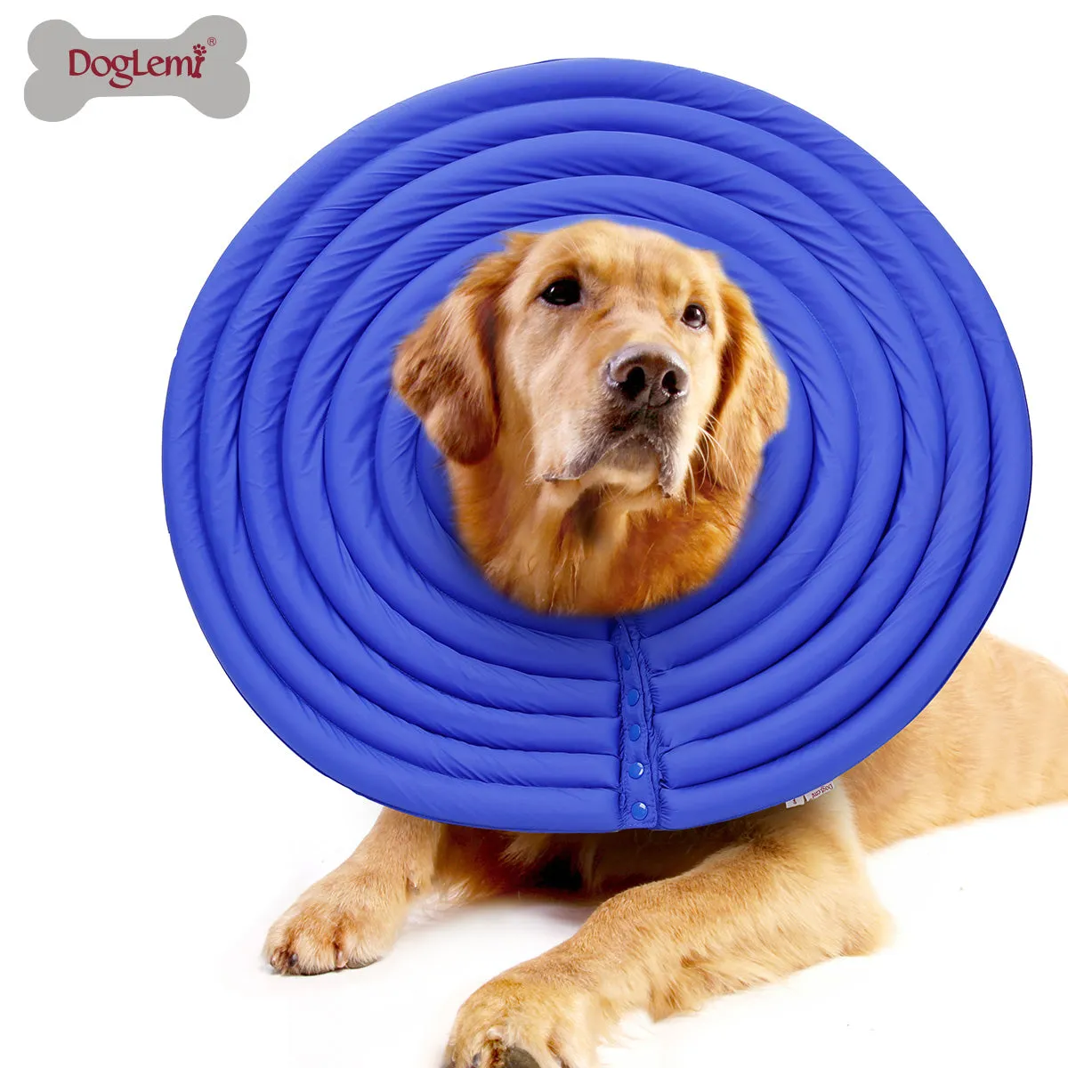 DogLemi Anti-Lick Pet Protector Collar Blue XL