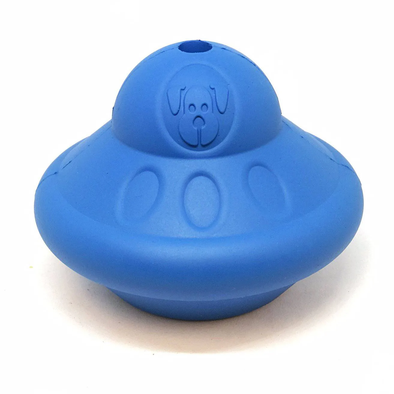 Flying Saucer eDispenser Durable Rubber Chew Toy & Treat Dispenser