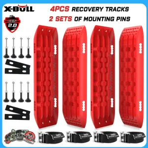 Heavy-Duty Nylon Recovery Tracks 10T, U-Shape Design, Set of 4 by X-BULL