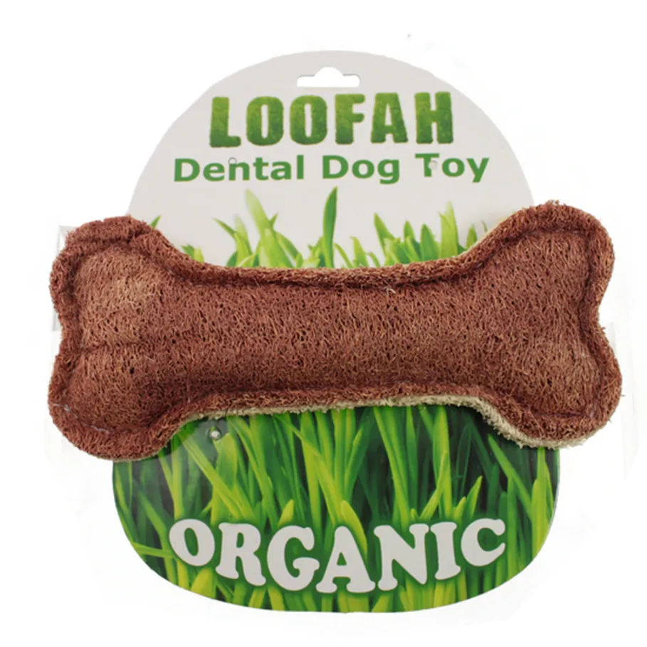 Hip Doggie Loofah Bone