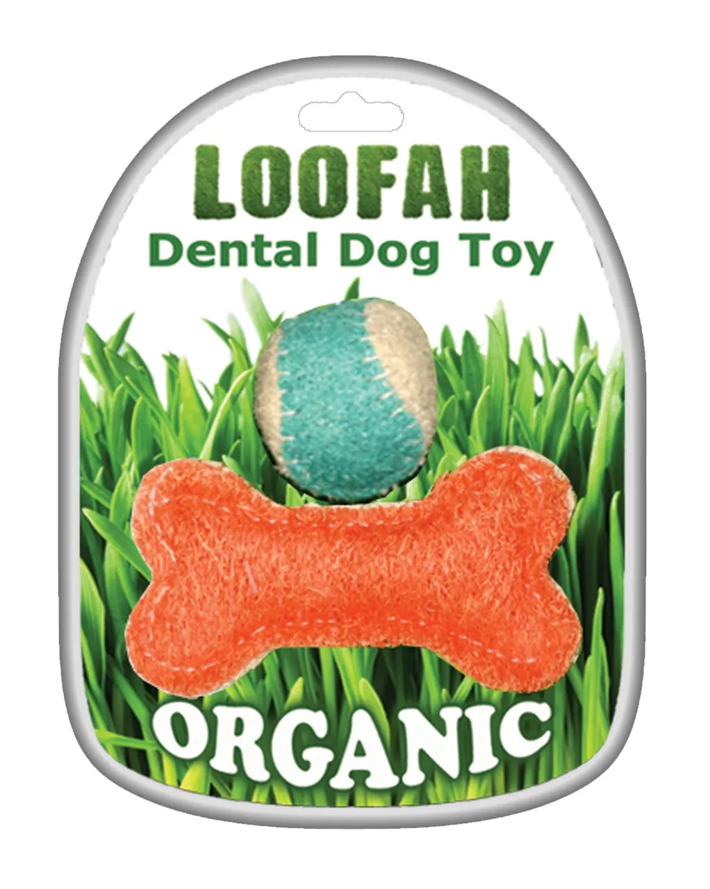 Hip Doggie Loofah Bone/Ball Combo