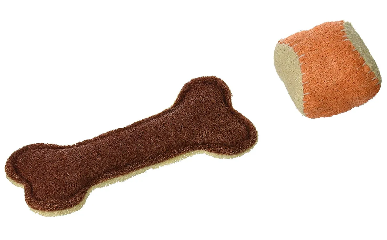 Hip Doggie Loofah Bone/Ball Combo