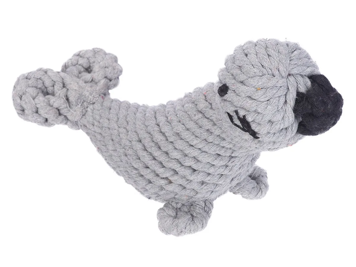 JAX & BONES | Sidney The Seal Rope Toy