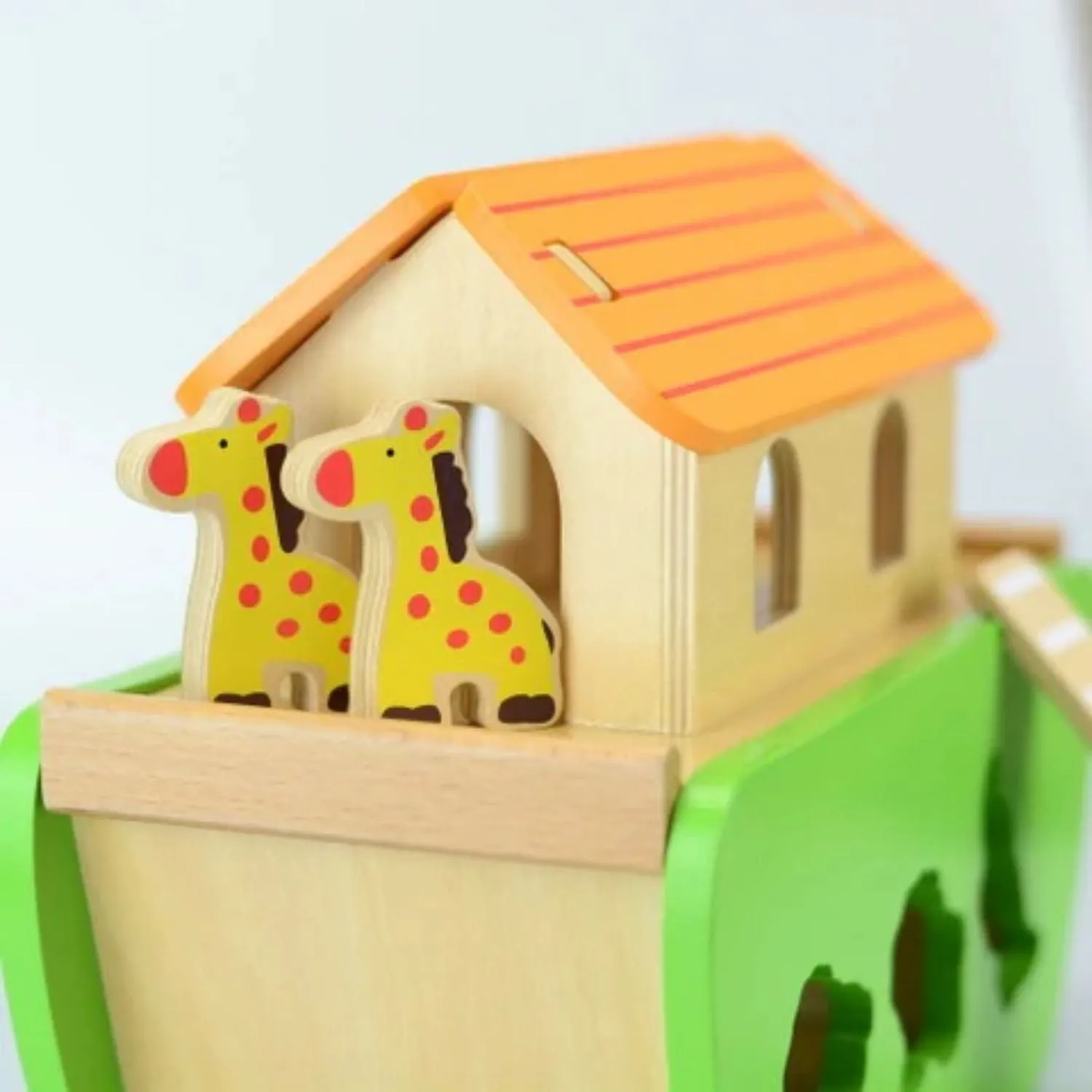 Jumini Wooden Noah's Ark Shape Sorter