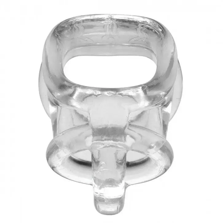 Master Series Clear Stretchy Cock Ring and Ball Divider for Him