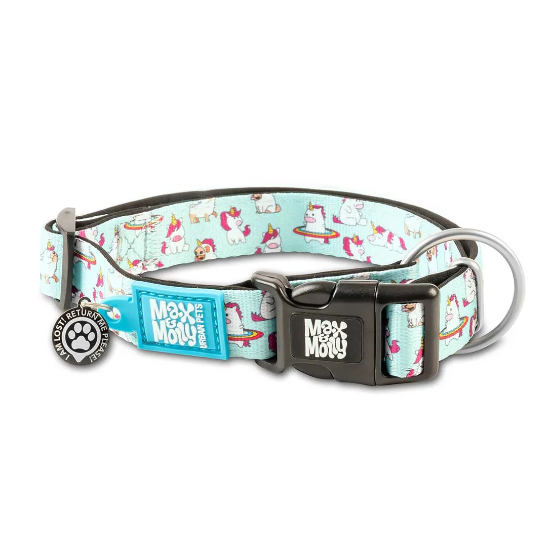 Max & Molly Unicorn Smart ID Dog Collar Small