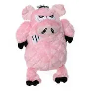 Mighty Safari Plush Pig Durable Dog Toys *