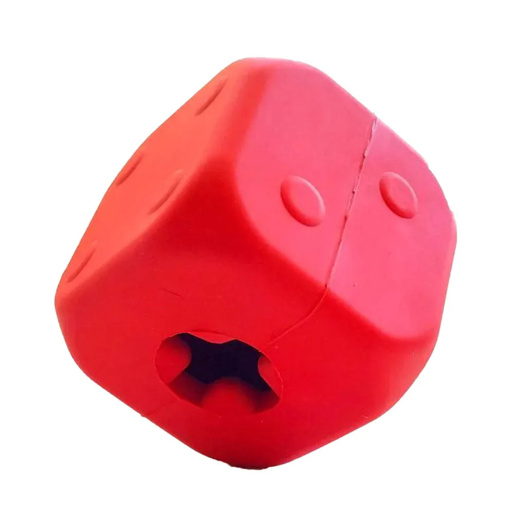 MKB Dice Toy Durable Rubber Chew Toy & Treat Dispenser