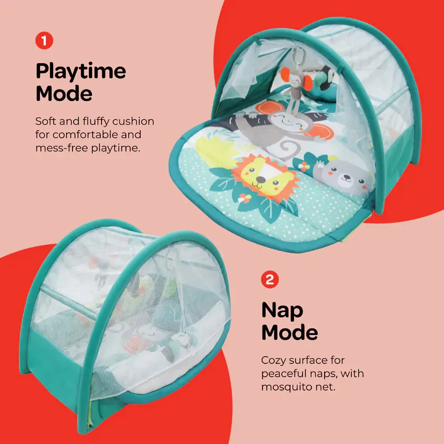 Moon Nap N Play Floor Playmat Jungle Friends