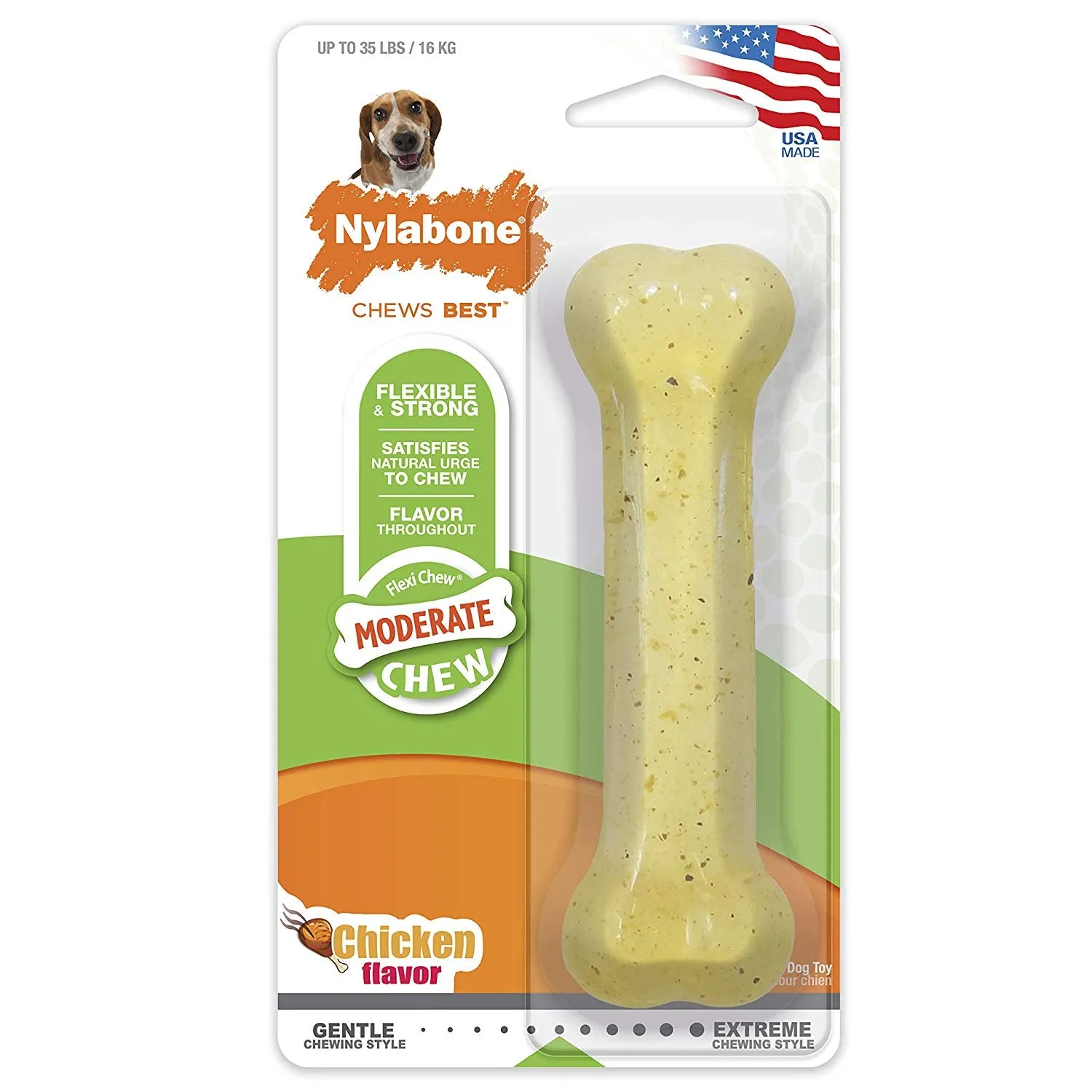 Nylabone Flexi Chew Chicken Flavor