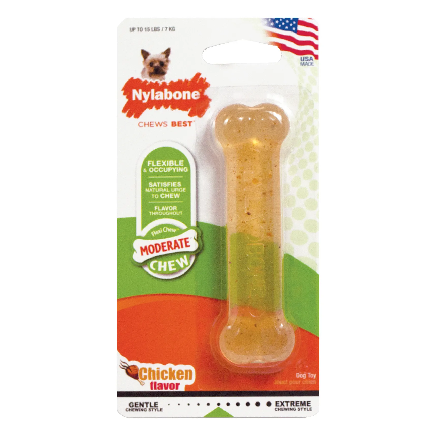 Nylabone Flexi Chew Chicken Flavor