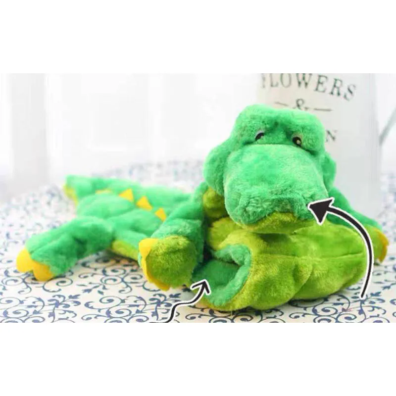 Ohmypet Dog Crocodile Squeak-o-Mania Toy