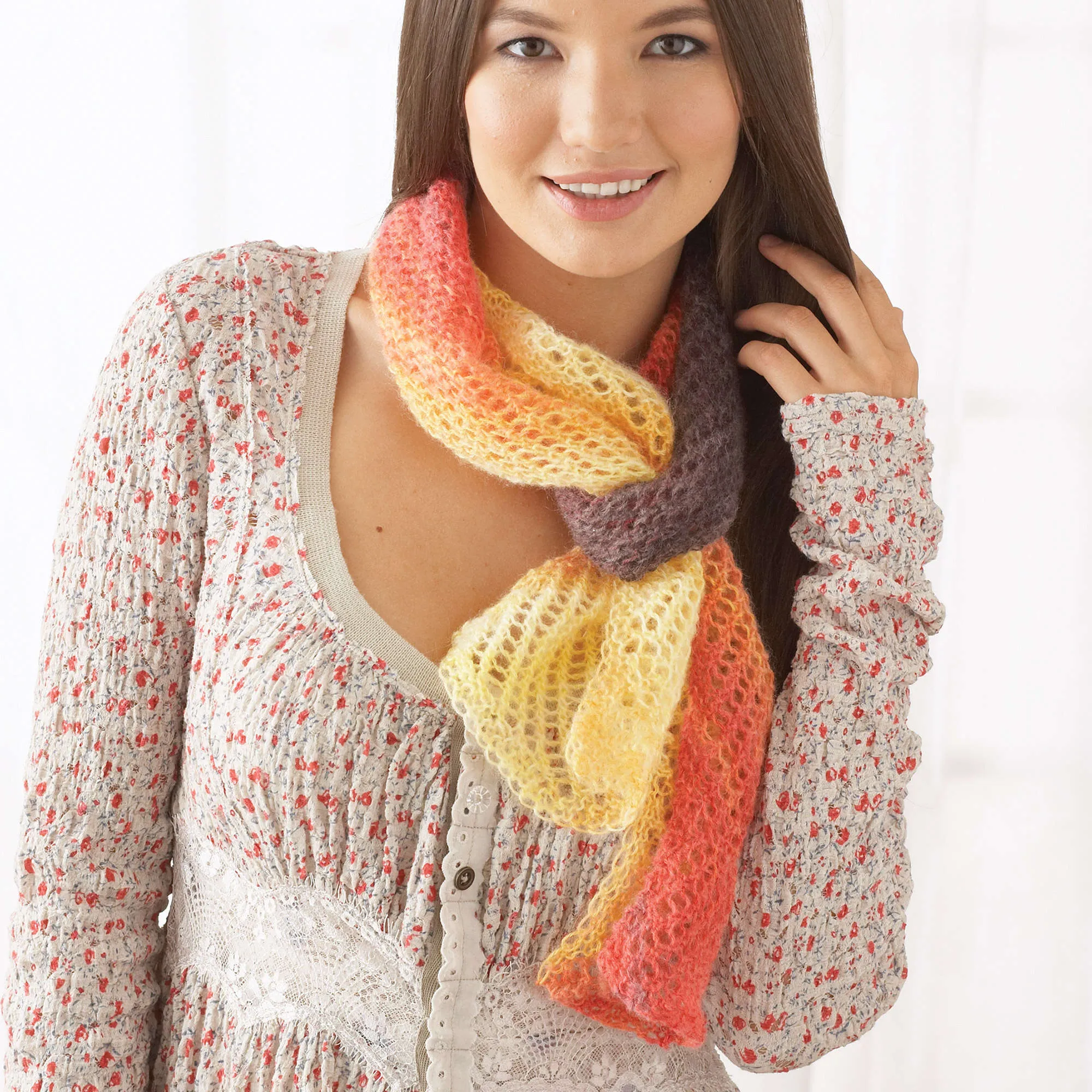 Patons Knit All About You Scarf