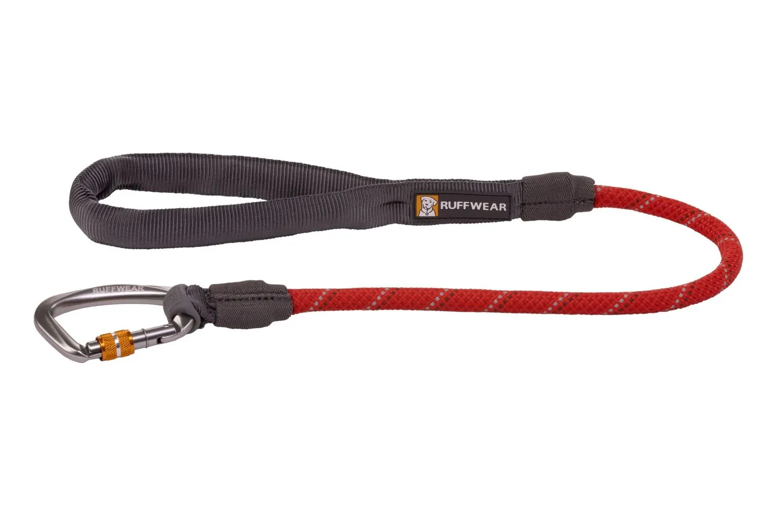 Ruffwear Knot-a-Long Reflective Rope Traffic Dog Leash (Red Sumac)