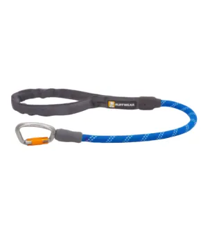 Ruffwear Knot-a-Long™ Short Rope Dog Leash with Locking Carabiner (Blue Pool)