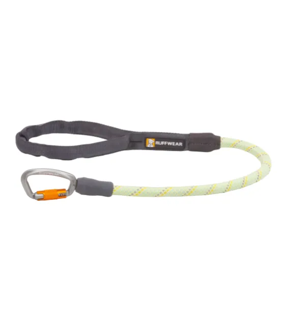 Ruffwear Knot-a-Long™ Short Rope Dog Leash with Locking Carabiner (Moss Green)