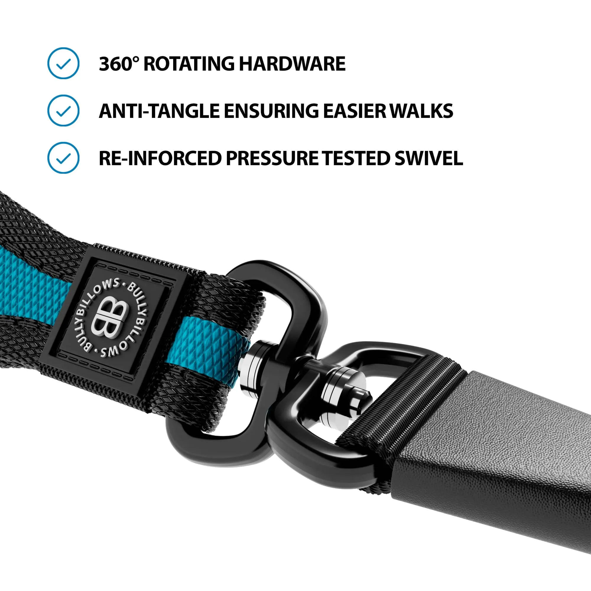 Slip Training Lead | Anti Pull & No Choking -  Light Blue