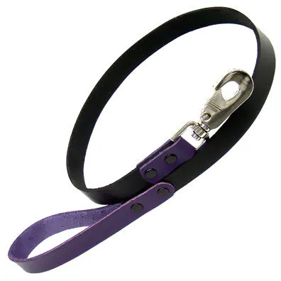 Two Tone Leather Leash