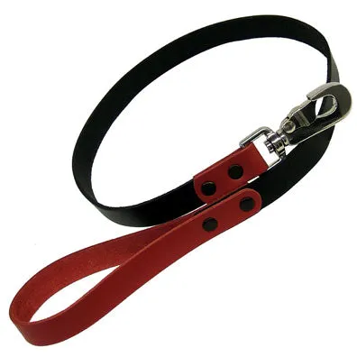 Two Tone Leather Leash